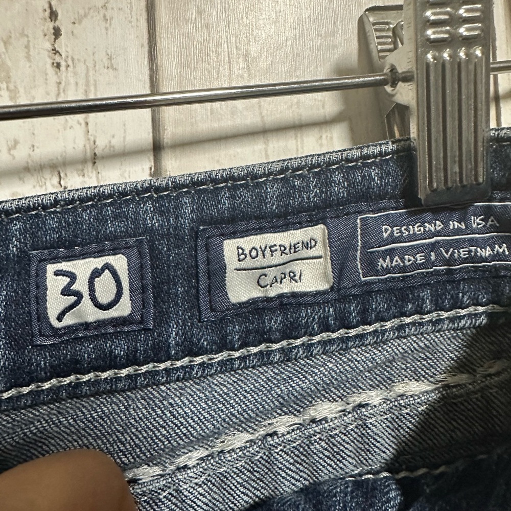 Miss Me Boyfriend Capri Jeans Size 30 - Picture 7 of 8